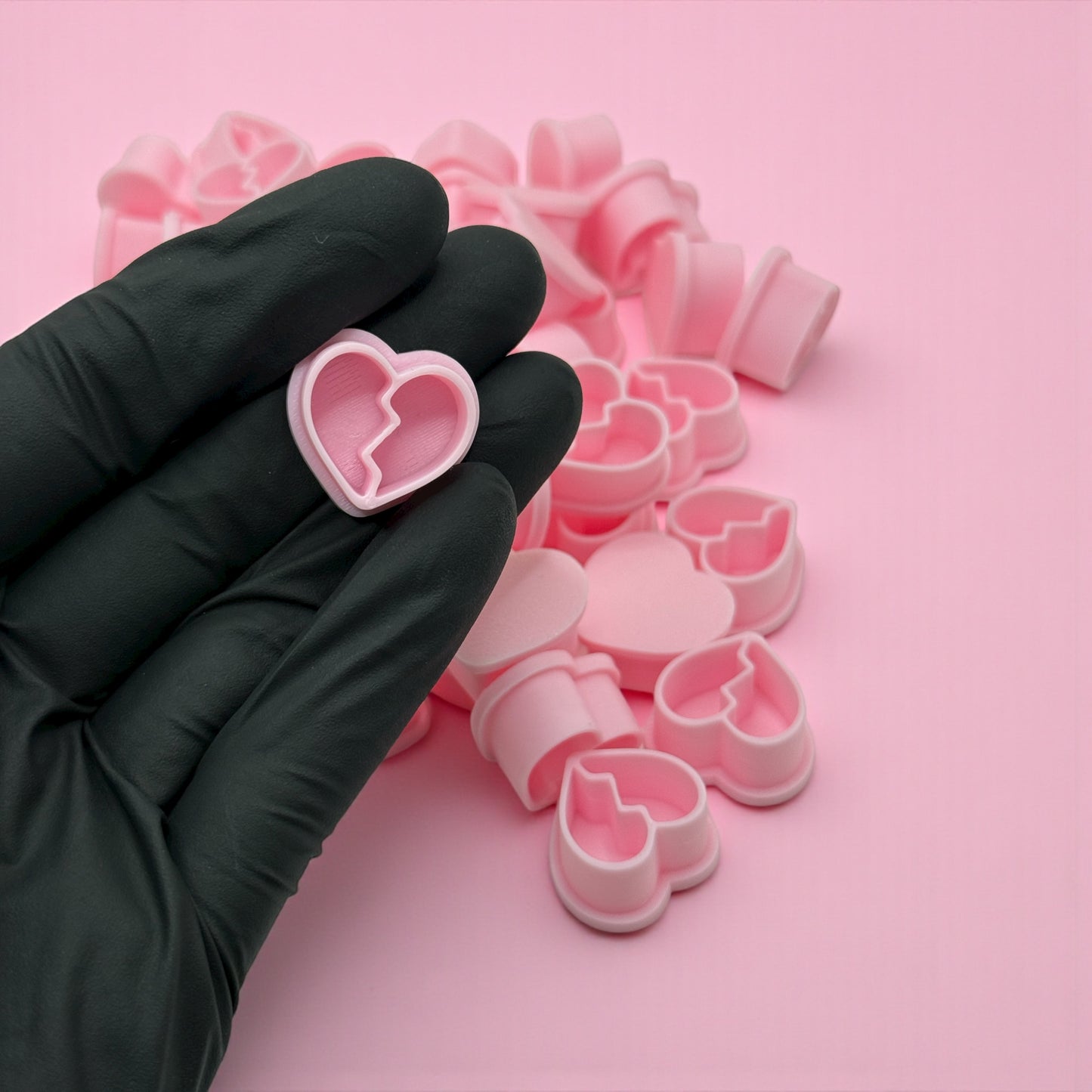 Heartbreak Shaped 2 in 1 Ink Caps