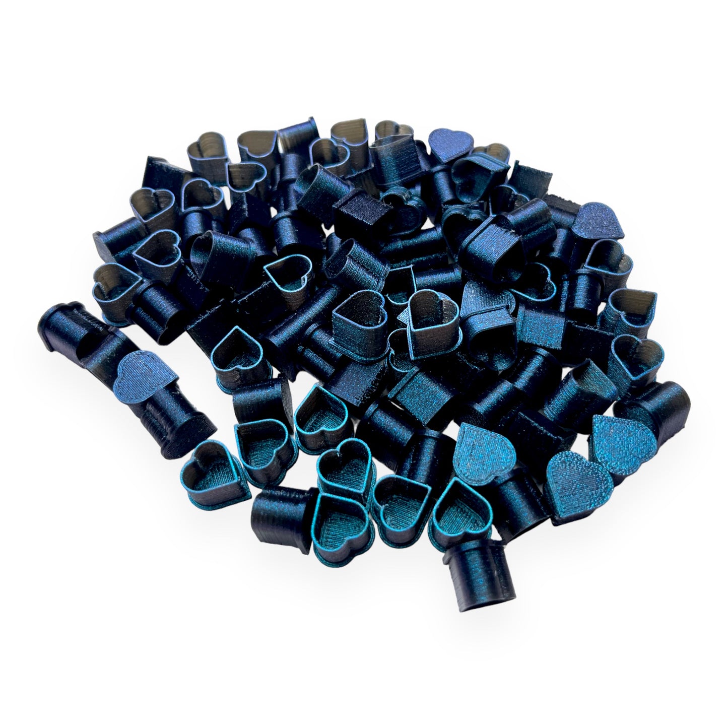 Heart Shaped Ink Caps for Creative Tattoo Artists