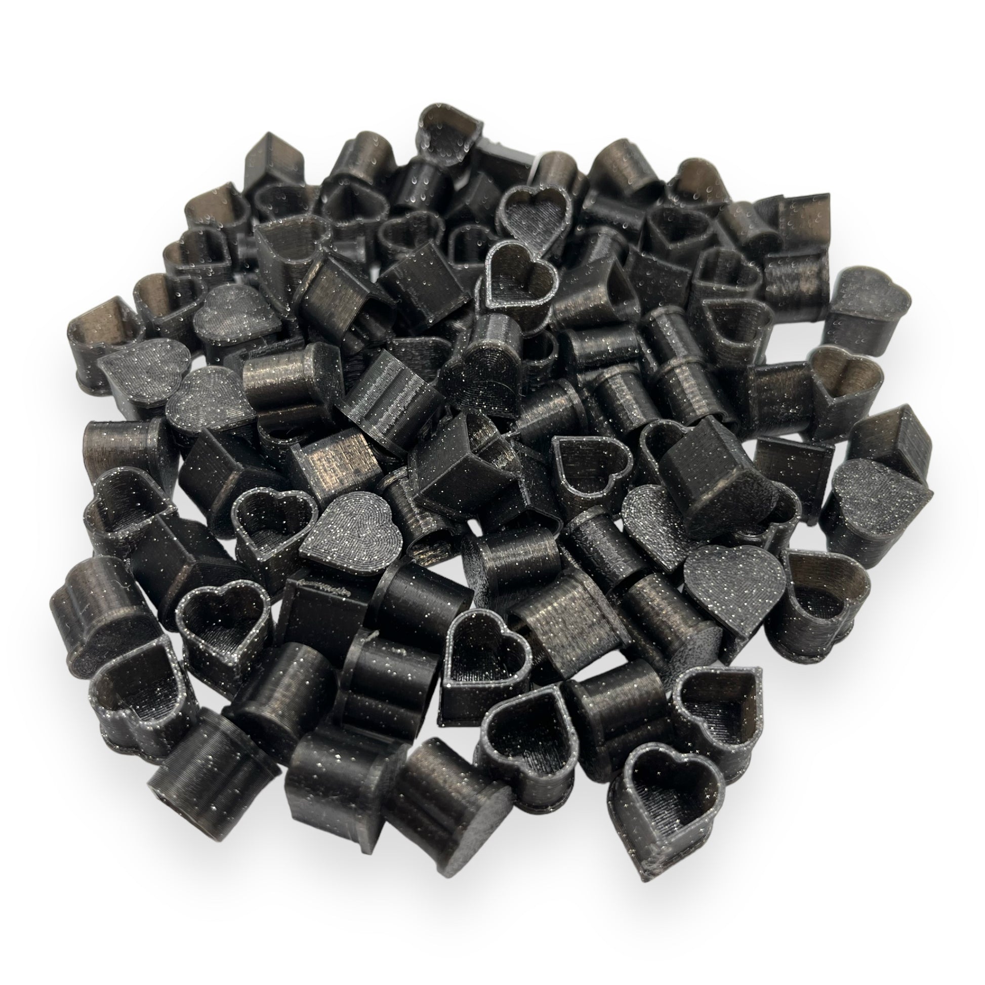 Heart Shaped Ink Caps for Creative Tattoo Artists