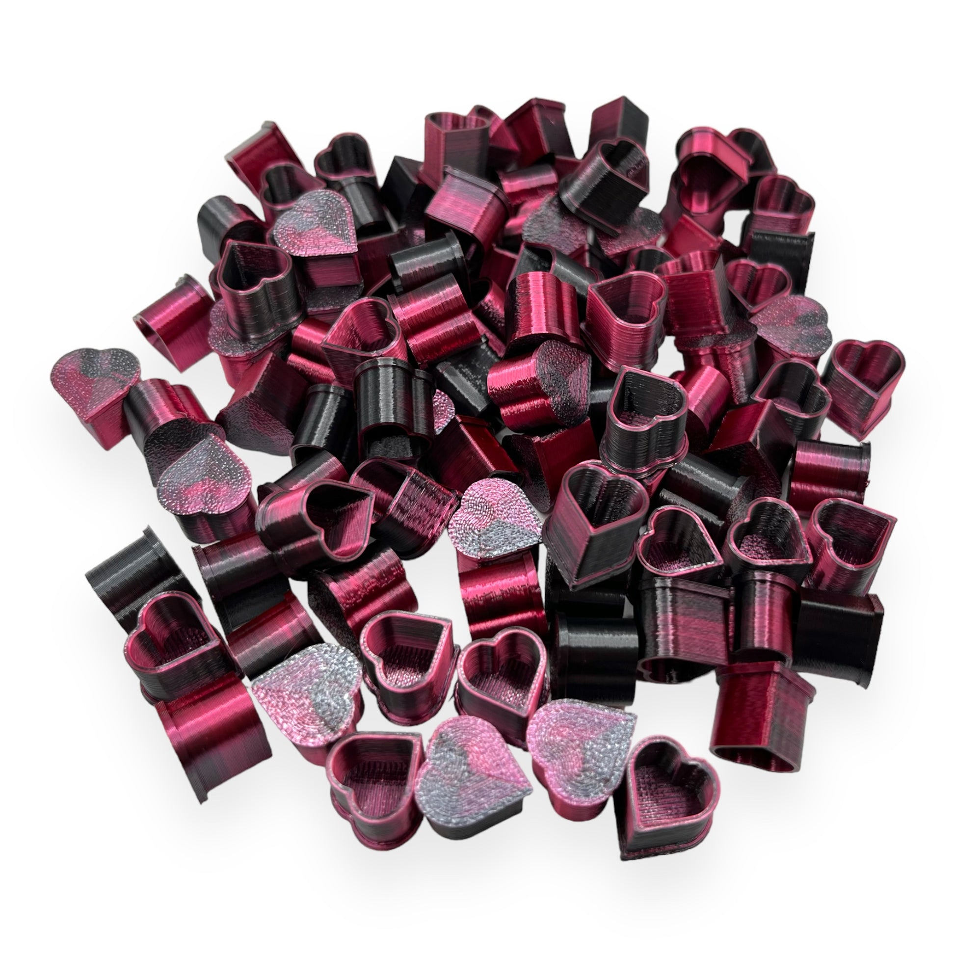 Heart Shaped Ink Caps for Creative Tattoo Artists