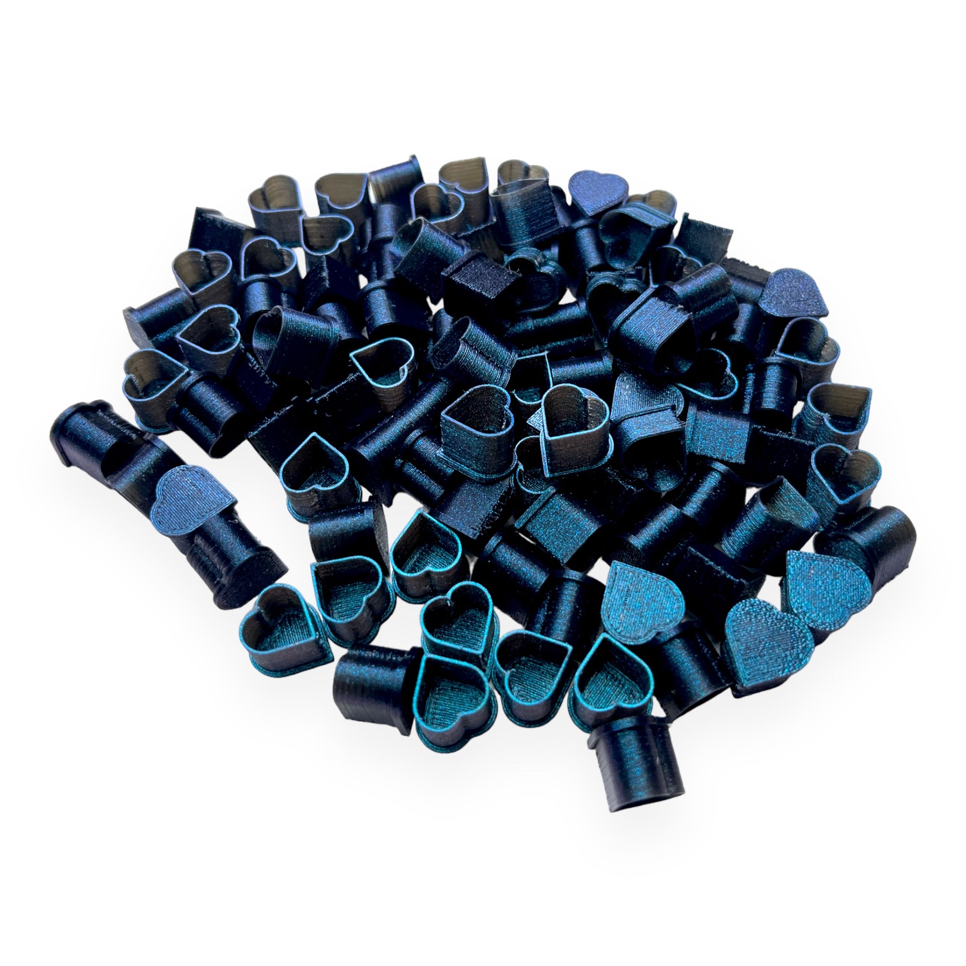 Heart Shaped Ink Caps for Creative Tattoo Artists