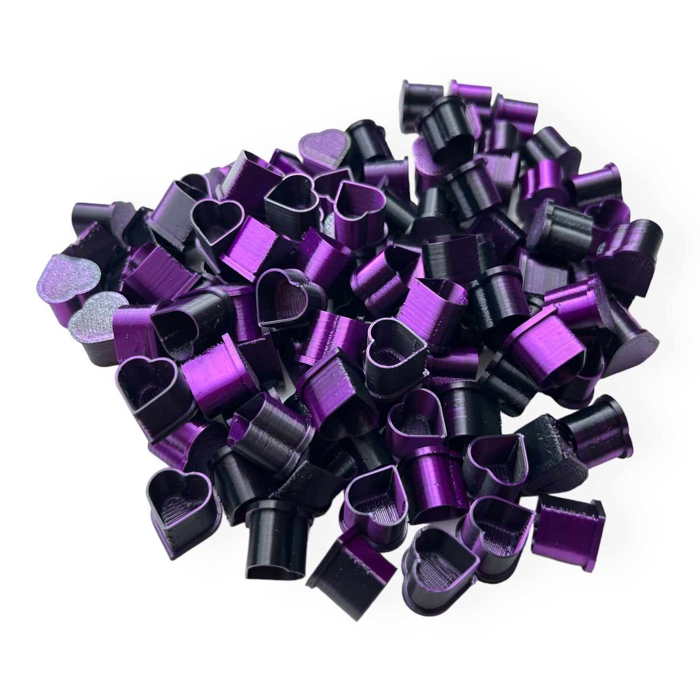 Heart Shaped Ink Caps for Creative Tattoo Artists