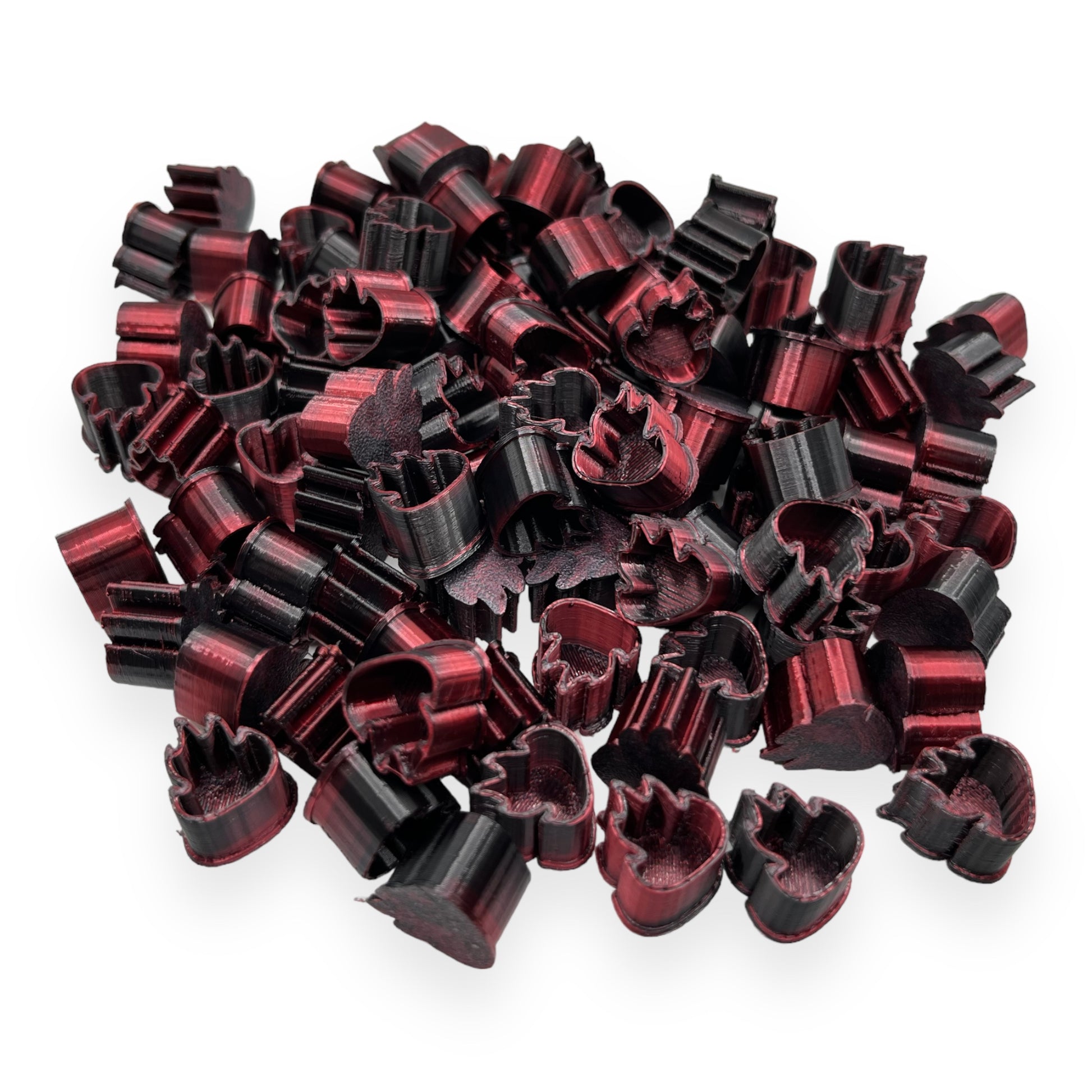 Flame Shaped Ink Caps for Bold Tattoo Artists