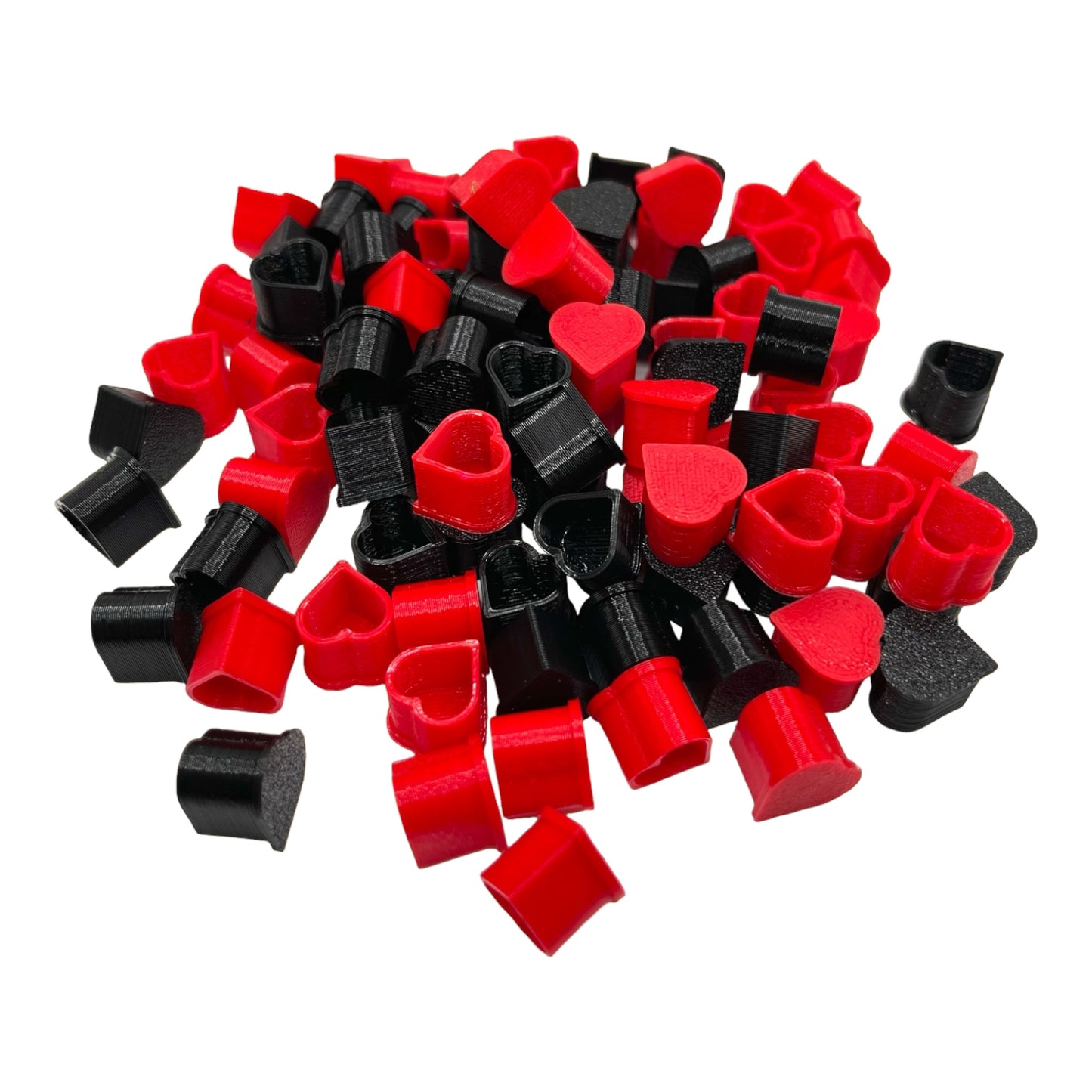 Heart Shaped Ink Caps for Creative Tattoo Artists